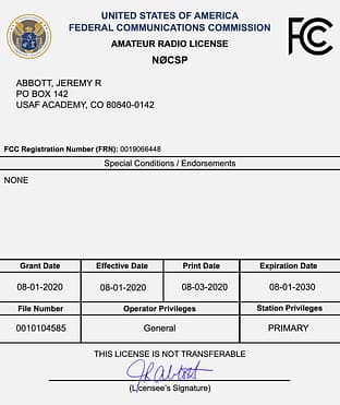 CB Radio License